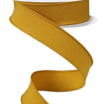 7/8"X10YD DIAGONAL WEAVE - DARK YELLOW - RGE7202NC