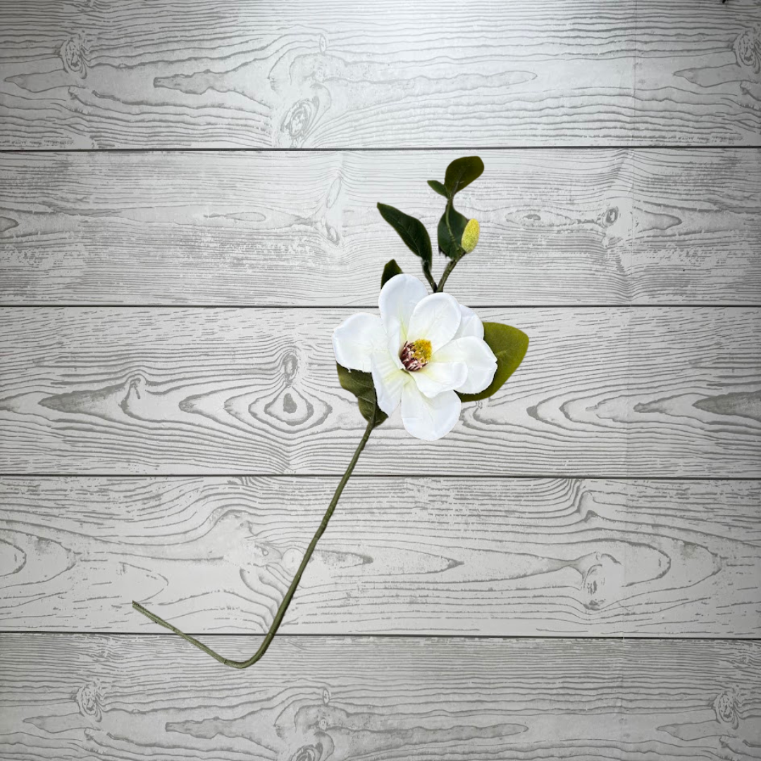 25.5" SINGLE MAGNOLIA SPRAY - 29346CM * BROWN