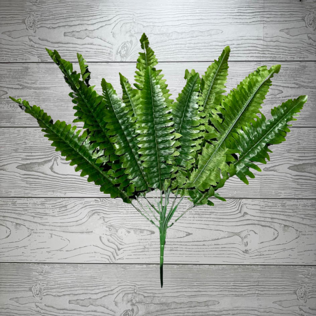 GREENERY LEAVES BUSH X12 - G21401-GRN * BROWN RED