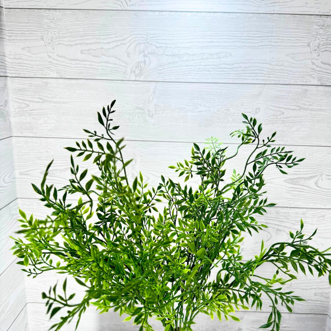 21" MINI SIMILAX BUSH - 82833 * BROWN RED