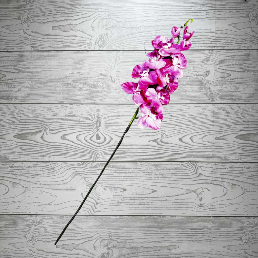 41" HOT PINK ORCHID STEM - FL25049-PINK * GREEN PINK