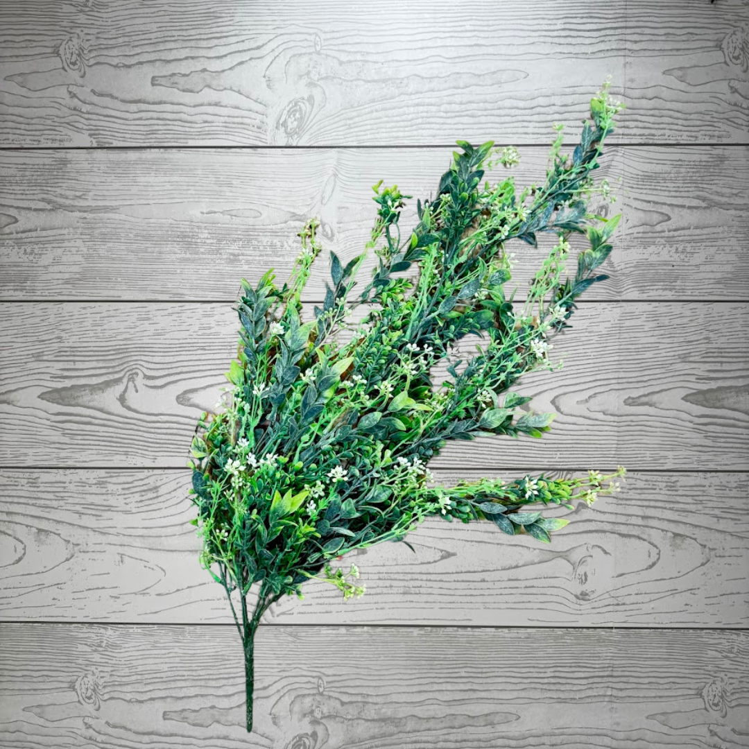 31" MIXED GREENERY HANGING - 81583 * DOUBLE ORANGE