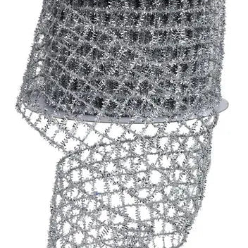 2.75"X10YD TINSEL MESH - SILVER - RM997326