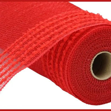 10.25"X10YD DRIFT/PP WIDE BORDER MESH - RED - RY811424