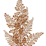 23"L GLITTER MAIDENHAIR FERN SPRAY X7 - ORANGE - XS236620