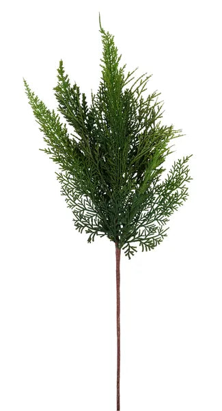 28"L CEDAR MIXED SPRAY - GREEN - XX9904