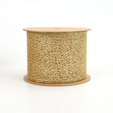 4"X10YD MESH WIRED RIBBON - GOLD - WR-10260-100-10