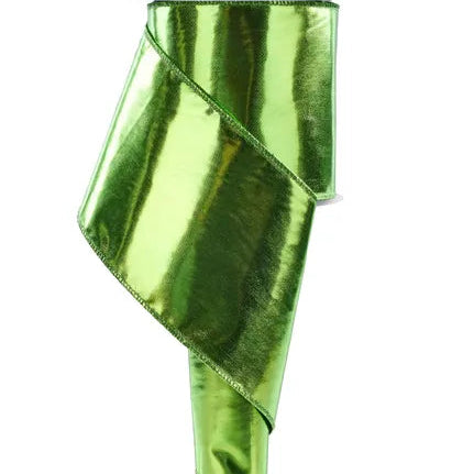 4"X10YD FOIL RIBBON - LIME GREEN - RM999551