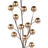 25.5"L BERRY SPRAY - SHINY GOLD - EC447508