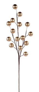 25.5"L BERRY SPRAY - SHINY GOLD - EC447508