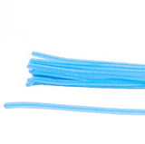 12"L X 6MM CHENILLE STEMS - LIGHT BLUE - 25COUNT - MA200414