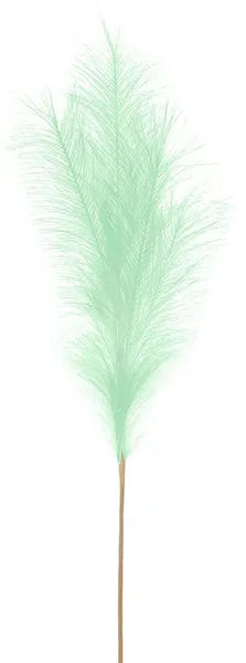 32.75"L FABRIC GRASS PLUME SPRAY - MINT GREEN - FG601383