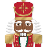 24"HX8.2"L TRADITIONAL NUTCRACKER SIGN - BROWN/RED/WHITE/GOLD - MD167102