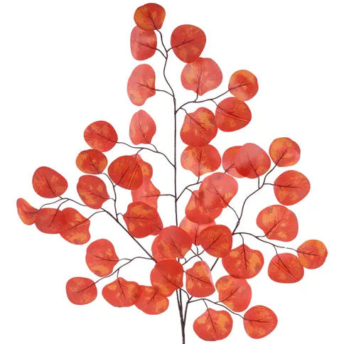 27.5"L EUCALYPTUS SPRAY - RED/ORANGE/YELLOW - FG684456