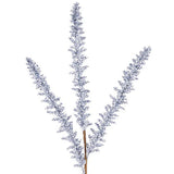18"L V-CUT FOIL GLITTER SPIKE - SILVER - MN040926