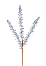 18"L V-CUT FOIL GLITTER SPIKE - SILVER - MN040926