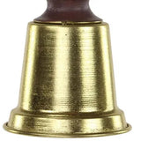 4.25"DIA METAL LIBERTY BELL W/JUTE - GOLD - XC434608