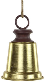 4.25"DIA METAL LIBERTY BELL W/JUTE - GOLD - XC434608