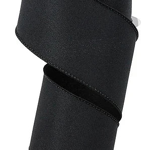 2.5"X10YD DIAGONAL WEAVE FABRIC - BLACK - RGE120302