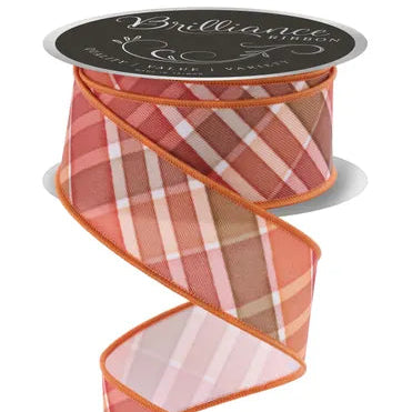 1.5"X10YD BOLD PLAID - IVORY/MULTI - LS1110RT