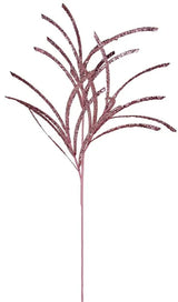 31"L GLITTERED/PAPER GRASS SPRAY - PINK - XS104922