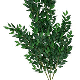 53"H WISTERIA LEAF BRANCH - DARK GREEN - FT183430