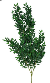 53"H WISTERIA LEAF BRANCH - DARK GREEN - FT183430
