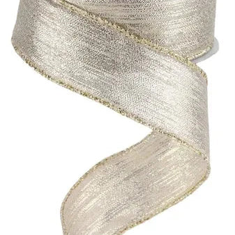 1.5"X100FT VERTICAL METALLIC STRIPE - CHAMPAGNE - RGC3293P5
