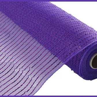 10"X10YD WIDE FOIL MESH - PURPLE W/ PURPLE FOIL - RE136623