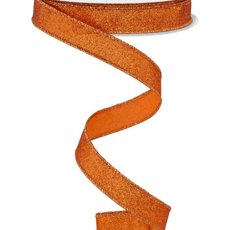 5/8"X10YD SHIMMER GLITTER - ORANGE - RGF108920