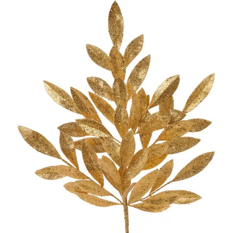 23.5"L BAY LEAF SPRAY - GOLD - XX088508