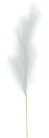 43"L FABRIC GRASS PLUME SPRAY - GREY - FG601510