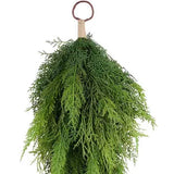 33"L CEDAR MIXED TEARDROP - GREEN - XX9911