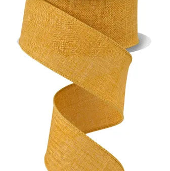 1.5"x10YD ROYAL BURLAP - DARK MUSTARD - RG1278F4
