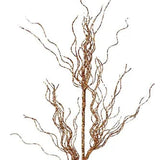 31"L GLITTERED SPIRAL PINE SPRAY - ORANGE/DARK GOLD - XS756295