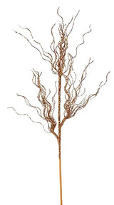 31"L GLITTERED SPIRAL PINE SPRAY - ORANGE/DARK GOLD - XS756295