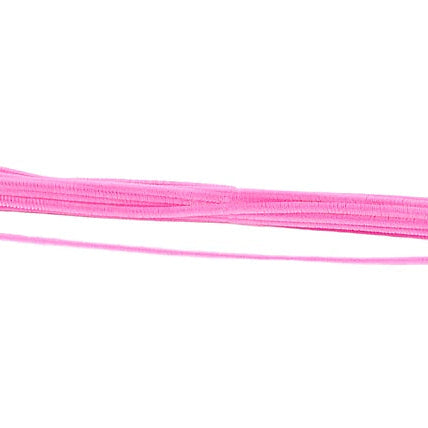 12"L X 6MM CHENILLE STEMS - PINK - 25COUNT - MA200422