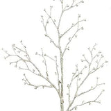 27"L GLITTERED BUD BRANCH SPRAY - CHAMPAGNE - XS984644