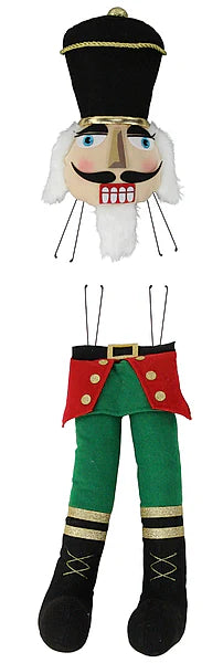 33"H NUTCRACKER DECOR KIT - WHITE/BLACK/BLUE/RED/GREEN/GOLD - XC6266