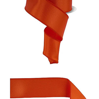 2.5"X10YD SATIN FUSED - ORANGE - D'LUX - LX400620