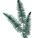 35"L GLITTER/SEQUIN FERN SPRAY - HUNTER GREEN/EMERALD - XS2598RT