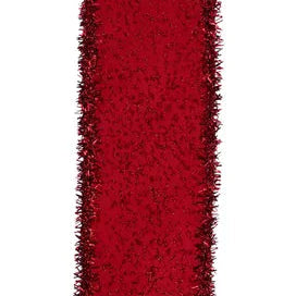 1.5"X10YD IRREGULAR SPOTTED GLITTER/TINSEL - RED - RGC828224
