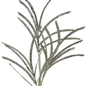 31"L GLITTERED/PAPER GRASS SPRAY - CHAMPAGNE - XS104958