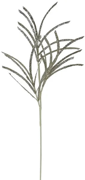 31"L GLITTERED/PAPER GRASS SPRAY - CHAMPAGNE - XS104958
