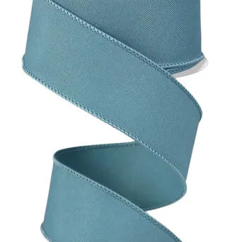 1.5"X10YD DIAGONAL WEAVE FABRIC - SMOKE BLUE - RGE1202H5