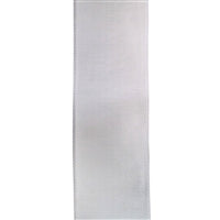 2.5"X10YD WHITE FAUX DUPIONI RIBBON - DC19564