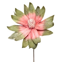 EVA FOAM TROPICAL MAGNOLIA SPRAY - PINK/GREEN - 31.5" - DCSP3194