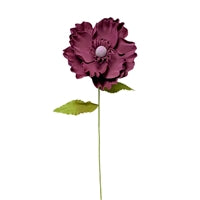 GIANT EVA POPPY STEM 17"DIA / 45"H - PURPLE - DCSP3573PU