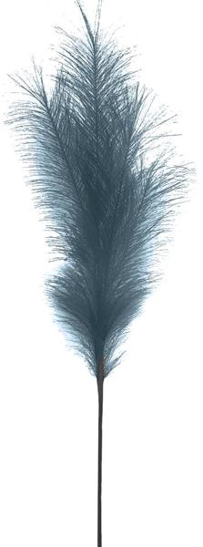32.75"L FABRIC GRASS PLUME SPRAY - NAVY BLUE - FG601319