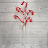 CANDY CANE SPRAY 26" - RED/WHITE - 26748 * RD